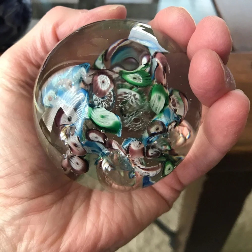 Vintage Murano glass paperweight